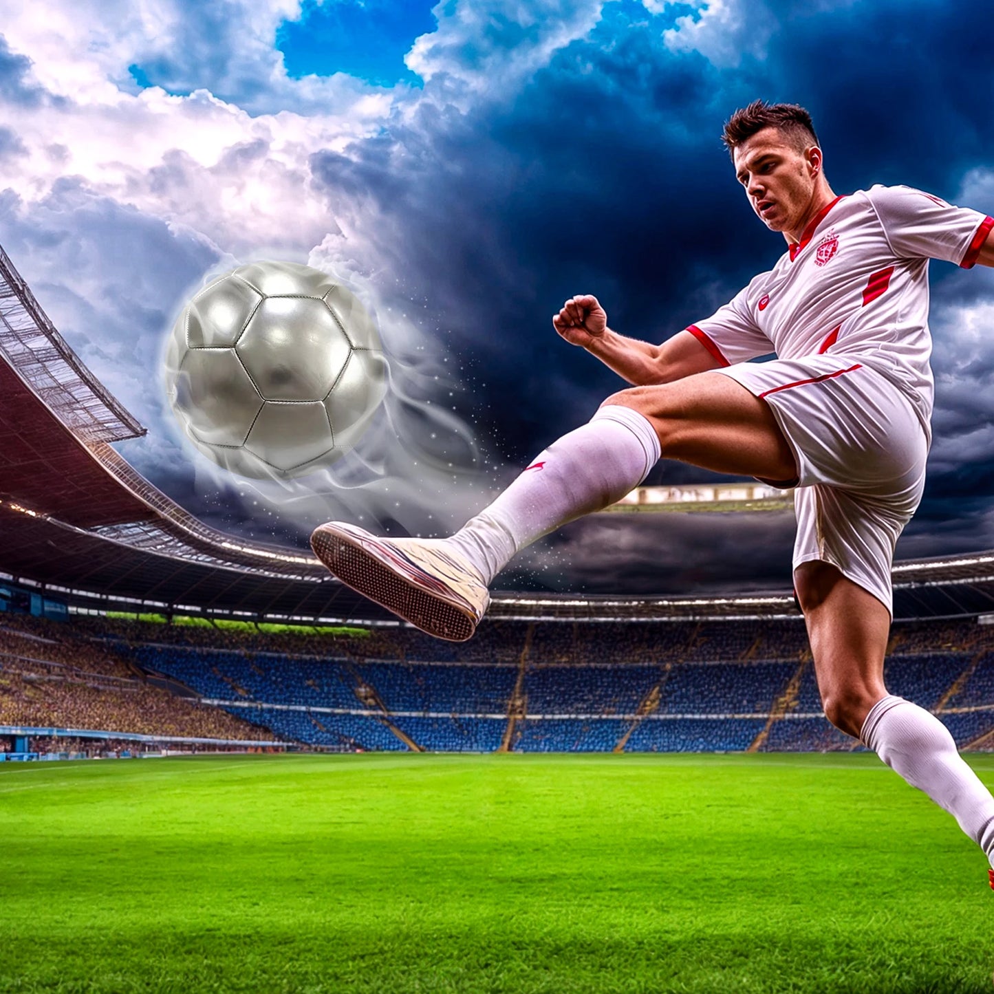 Golden silver Football Soccer Balls Official Size 5 PVC Football Team Training Footy Ball Outdoor Match Game Football Training