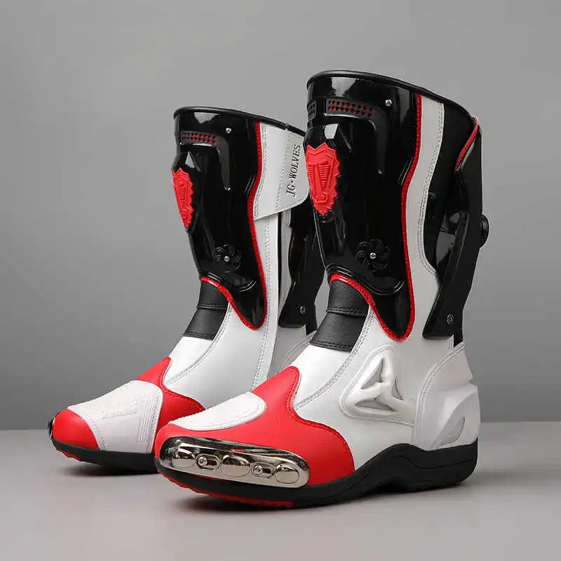 36-47 Anti Fall Motocross Boots Wear-resistant Motorcycle Boots Men's Women Racing Boots Safe Riding Equipment Rally Shoes