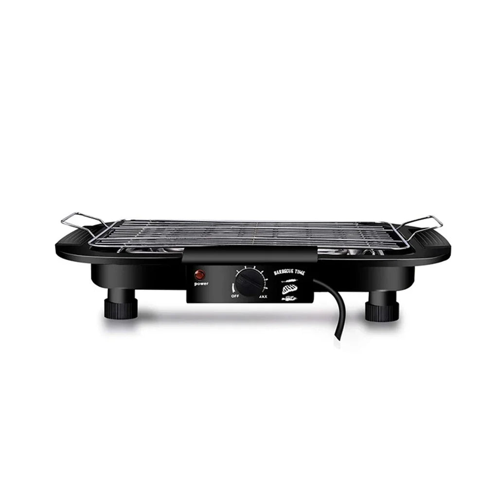 Electric Indoor BBQ Pan Smokeless Cooking Versatile Options Durable and Reliable Smokeless Indoor Black US