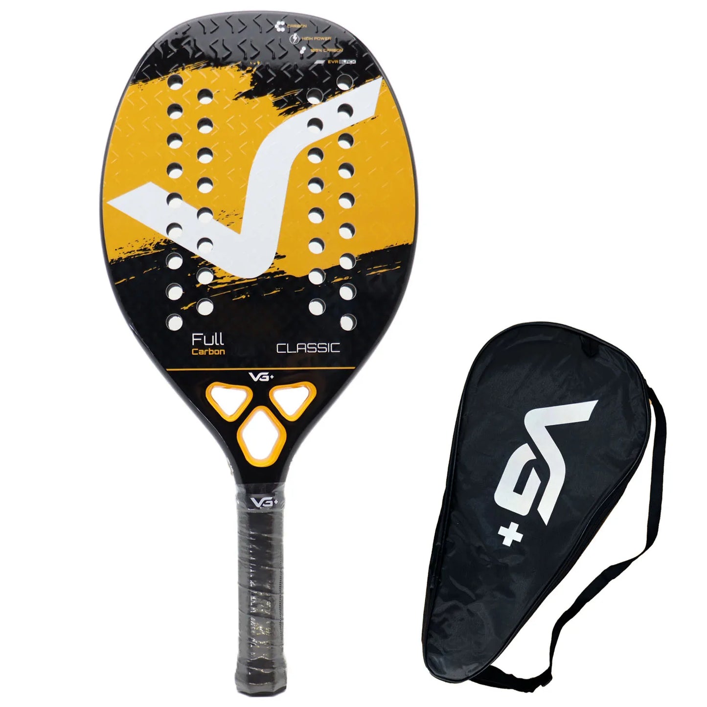 Pro Racket Beach Tennis Full/12K/Kevlar Carbon EVA SOFT with Cover Bag Tenis Raquete Beach Tennis