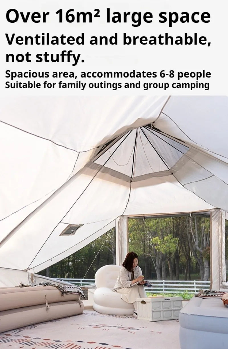 Convenient Storage Inflatable Tent Portable Foldable Outdoor Courtyard Tent Multifunctional Desert Travel Camping Supplies