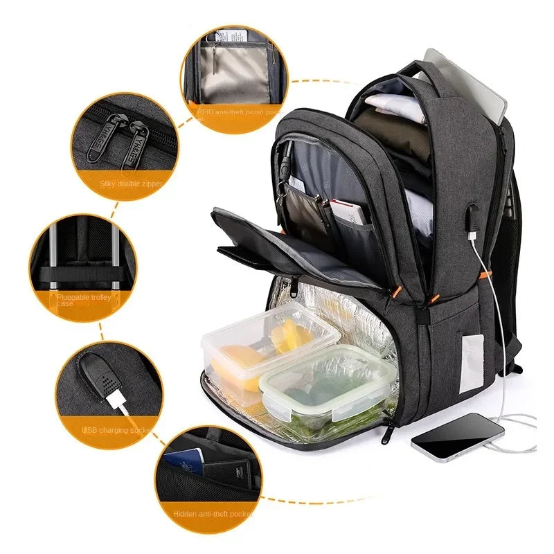 2024 New Backpack for Girls High School and College Students School Bags, Water-Repellent Lunch Bags, Insulated Bags, Lunch Bags