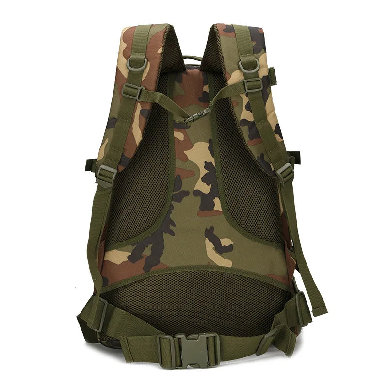 Upgraded 3D Bag Camouflage Mountaineering Bag Tactical Backpack Outdoor Camping Travel Bag