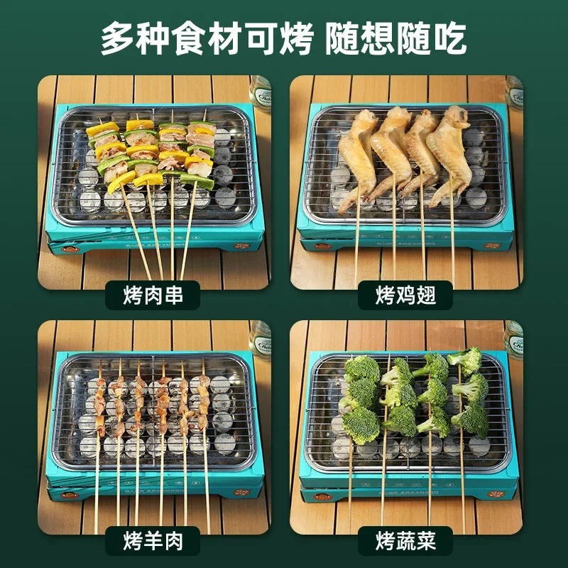 Multi-function Indoor Home Dish Plate Multi Cookers Smokeless Barbecue Machine BBQ Grill Roast Meat