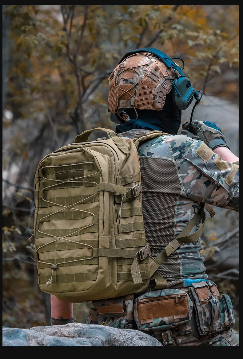 Tactical Camouflage Backpack Molle Hunting Backpacks Waterproof Camping Hiking Hunting Trekking Climbing Outdoor Bags Rucksack