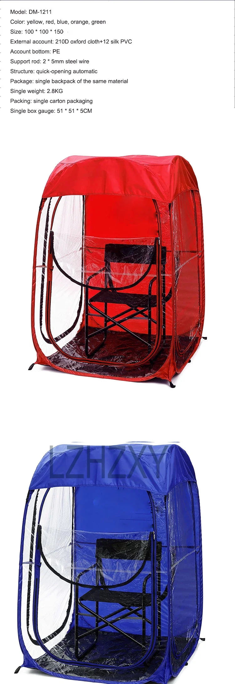 Backpacking Tent 2 Person Double Layer Camping Tents 4 Seasons Waterproof Breathable Lightweight Portable Travel Tent