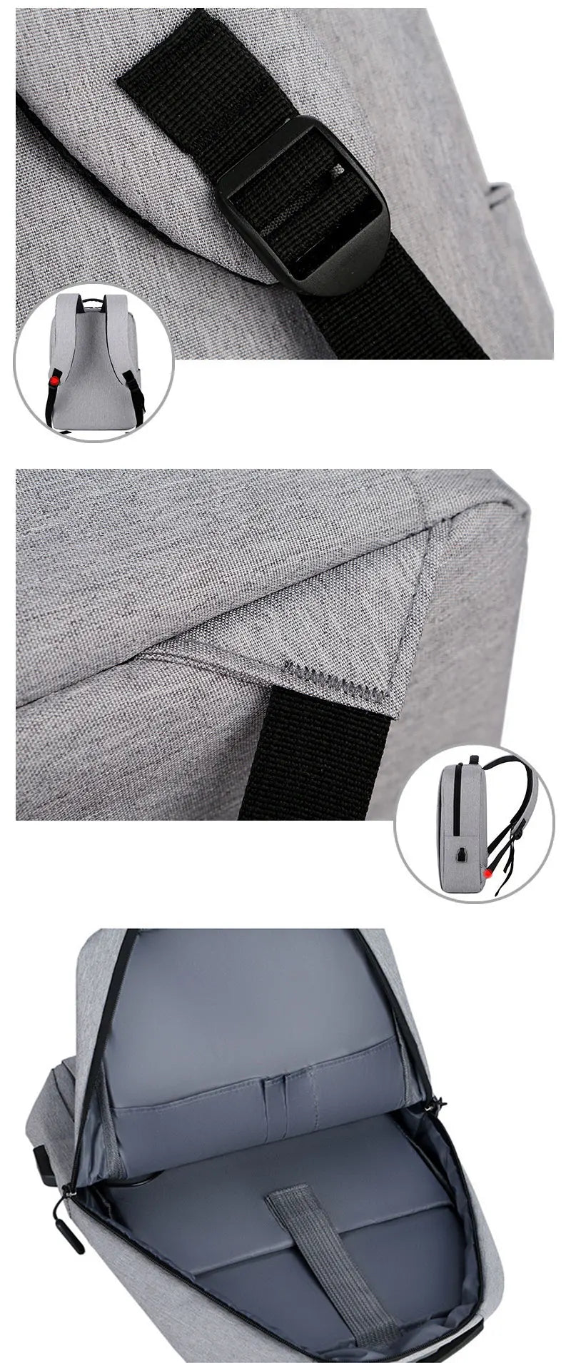 Unisex Waterproof Travel Backpack Men and Women Multifunctional Laptop Bags With USB Charging School Bag Boys Girls Backpacks