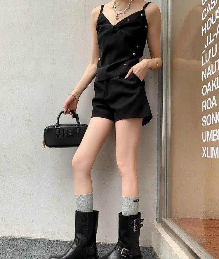 Spring and Autumn Women Boots Retro Platform Boots 2024 Round Toe Solid Color Low Heel Short Buckle Casual Women's Fashion Boots
