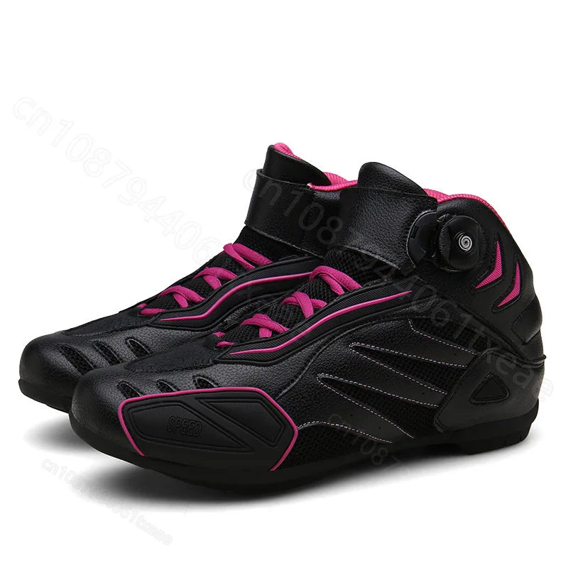 Soft Motorcycle Boots PRO Boot Biker Waterproof SPEED Motorboats Men Motocross Boots Non-slip Motorcycle Shoes