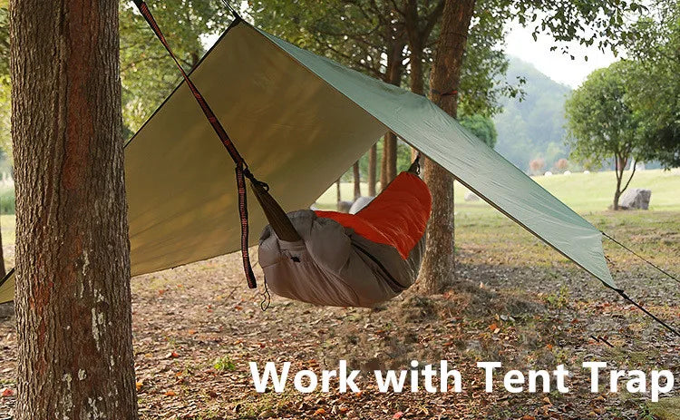 All Seasons Available 2 in 1 Outdoor Hammock Sleeping Bag Envelope Style for Camping