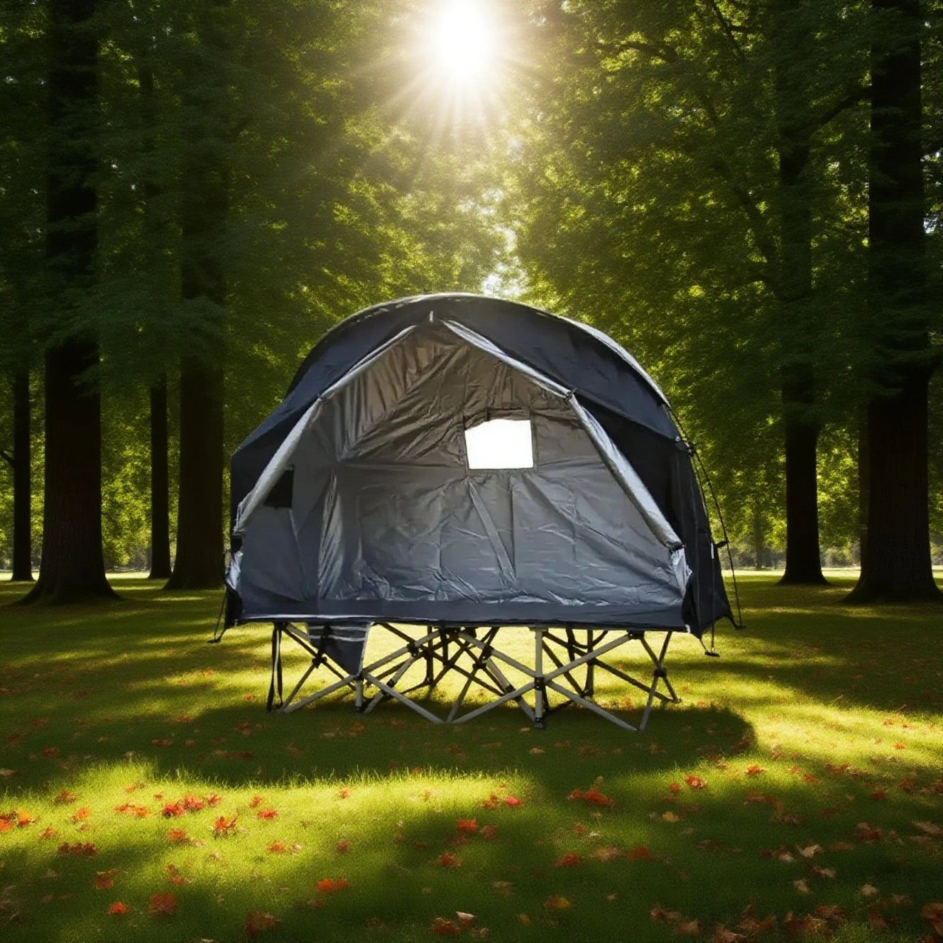 Breathable Mesh Tent for Backpacking - 1 Person All-Mesh Insect-Proof Camping Tent with Enhanced Airflow, Portable Sleep Shelter