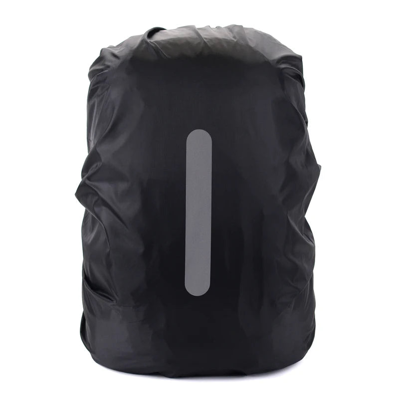 Reflective Waterproof Backpack Rain Cover Outdoor Night Cycling Safety Light Raincover Bag Hiking Mountaineering Backpack Cover