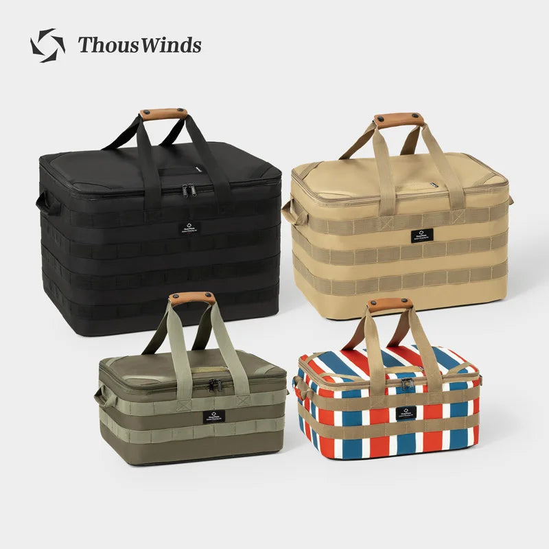 Thous Winds Outdoor Camping Storage Bag Meal Bag Large Storage Lamp Cookware Tableware Bag Picnic Travel Camp Bag Supplies