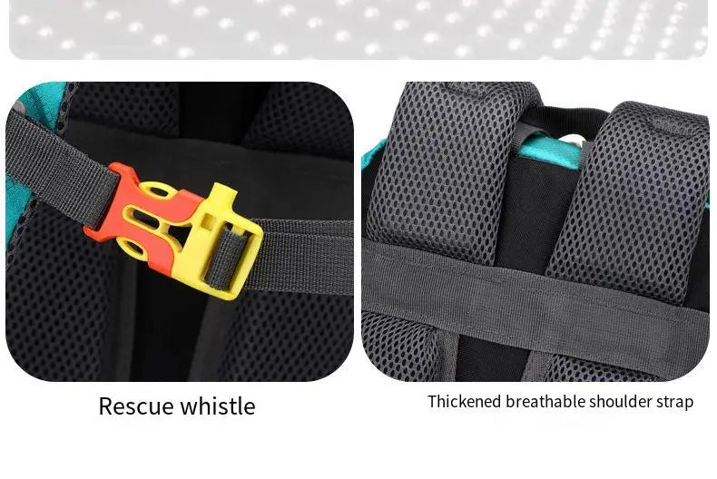 Men Women Outdoor Camping Travel Backpack 40L Water Repellent Climbing Hiking Laptop Daypack Trekking Reflective Strip Back Bags