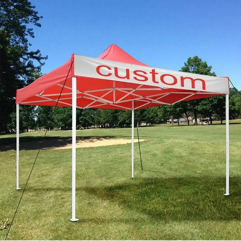TB 600D Waterproof Outdoor Folding Gazebo 10x10ft Advertising Tents Roof Oxford Cloth Portable Sidewall Cover Fabric Canopy Tent