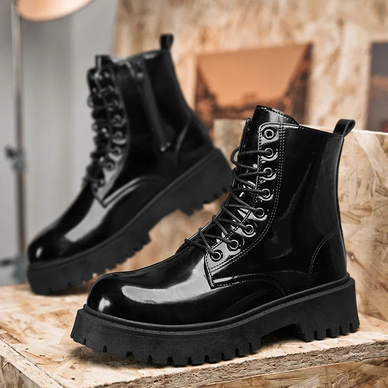 Boots Mens Shoes Casual Outdoor Platform Leather Walking Sports Fashion Luxury Designer Couple Unisex Women Ankle