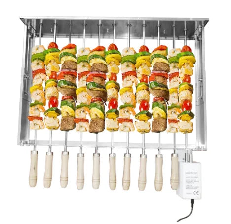 Portable Cyprus Style Top Skewers Kebab Charcoal Grill Brazilian Skewer BBQ  Grill