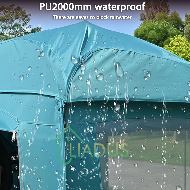 Durable UV Resistant Car Rear Extension Tent Waterproof Sunshade Outdoor Camping Picnic Auto Back Tent for Road Trip Adventure