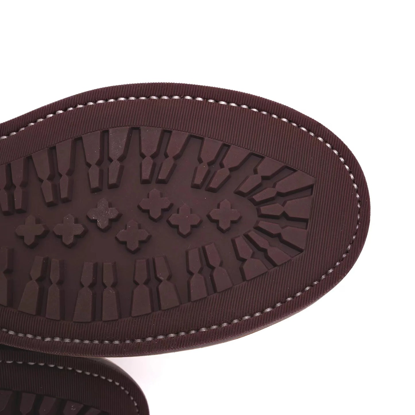 Durable Goodyear-Welted Motorcycle Rugged Heritage Boots Vintage Oil Genuine Leather 8111 Red Punk For Men Cowhide Mid-Cut Shoes