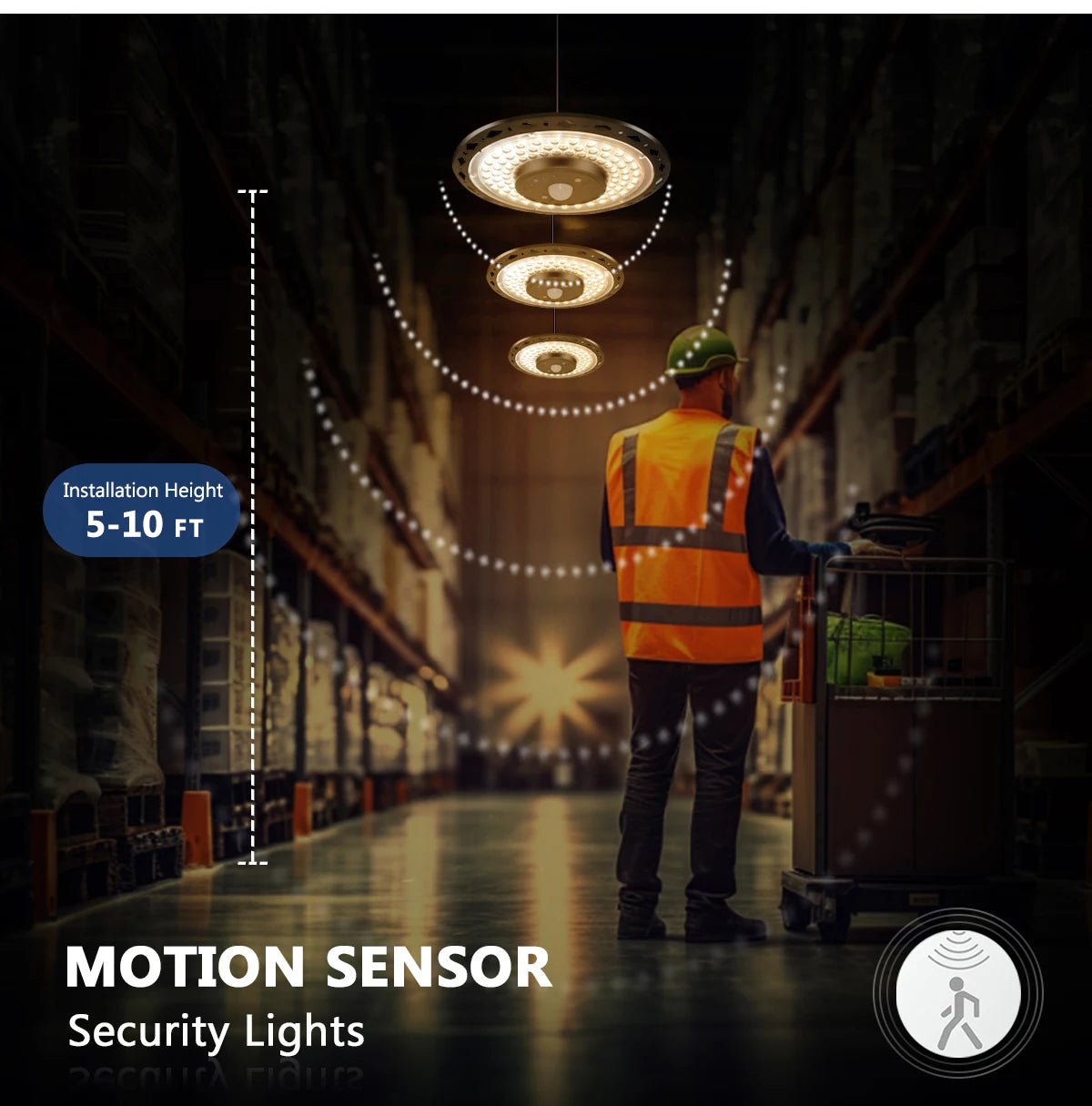 Solar Lights Indoor Outdoor 5 Modes Motion Sensor Solar Shed Light with Remote IP65 Waterproof for Barn Gazebo Yard Garage