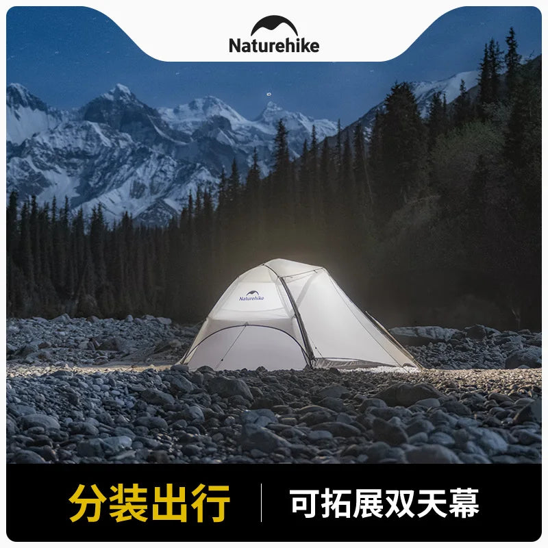 Naturehike Star River UL 2 Person Camping Tent Ultralight Waterproof 15D Double Layer 3 Seasons Outdoor Travel Hiking Tent