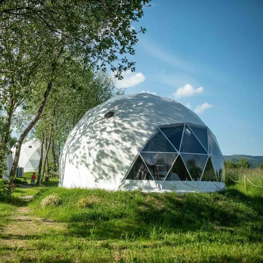【Global Shipping】 Geodesic Dome Tent Spherical Tent Hotel Resort Outdoor Luxury Glamping Dome Transparent Starry Sky Tent