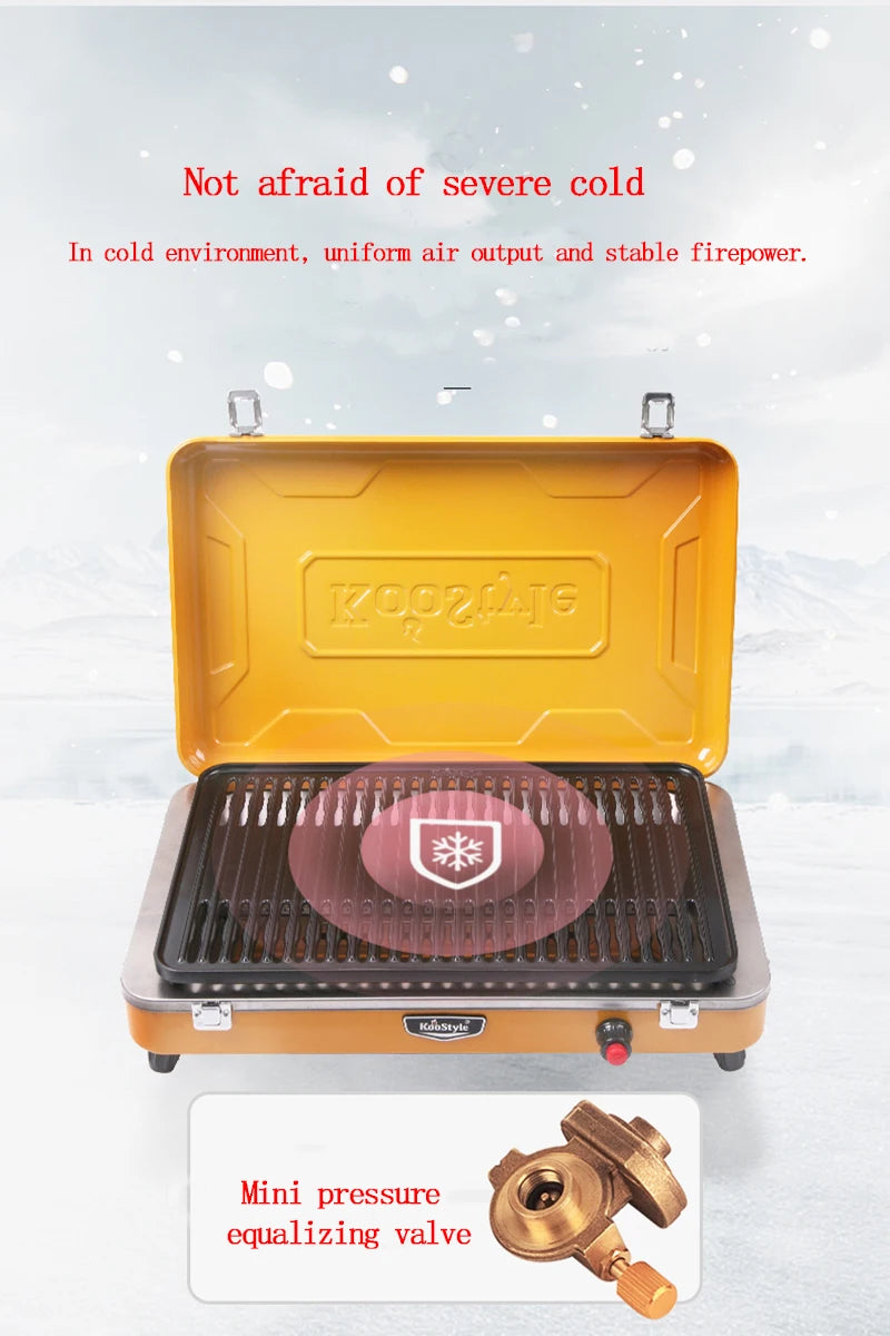 Home Outdoor Barbecue Grill Outdoor Portable Barbecue Stove Smokeless Small Barbecue Grill Gas Stove Small Barbecue Stove BBQ