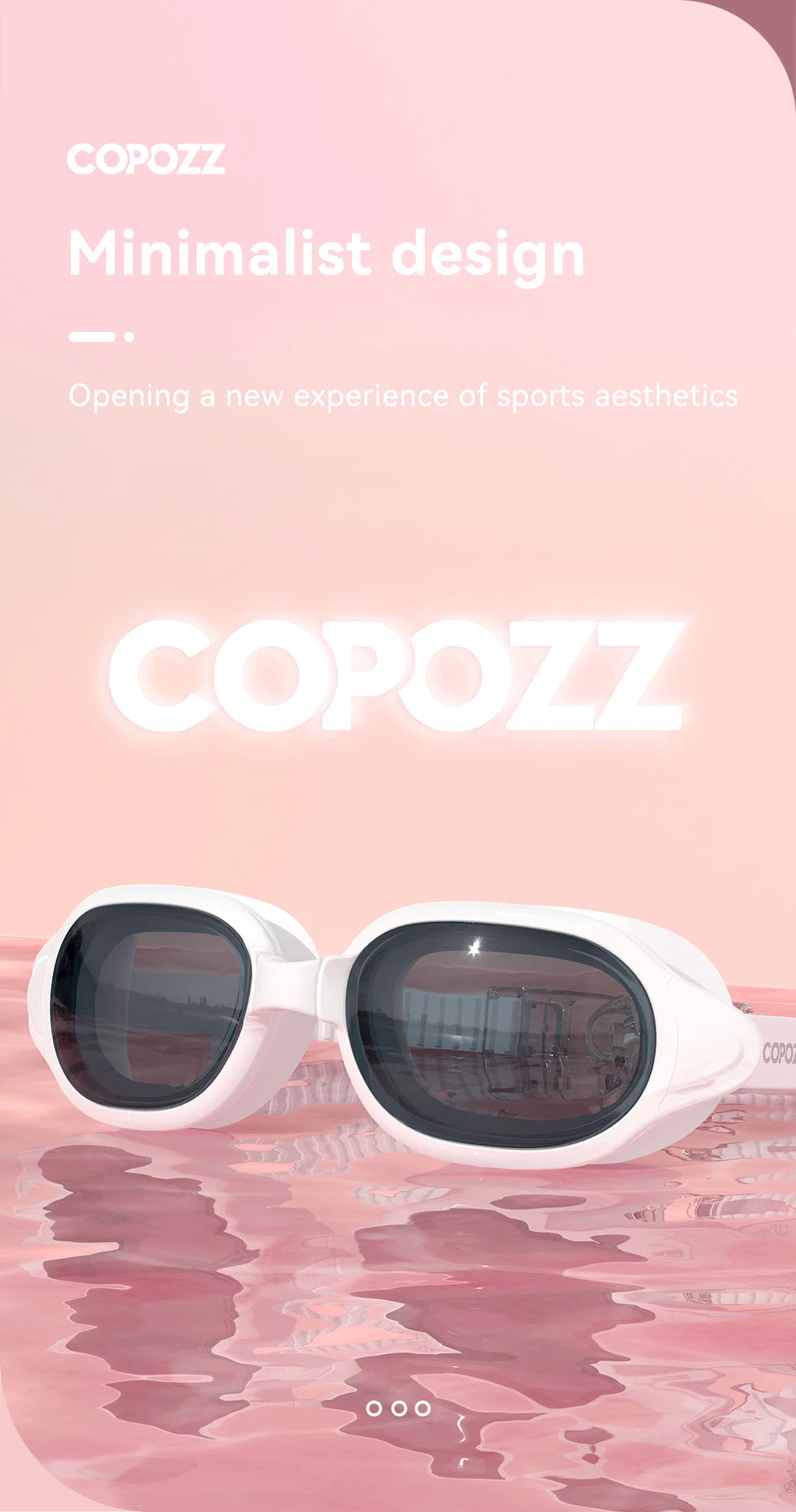 COPOZZ Swimming Goggles Myopia 0 -1.5 to -7 Men Women Anti fog UV Protecion Waterproof Swimming Glasses Diopter Swim Eyewear