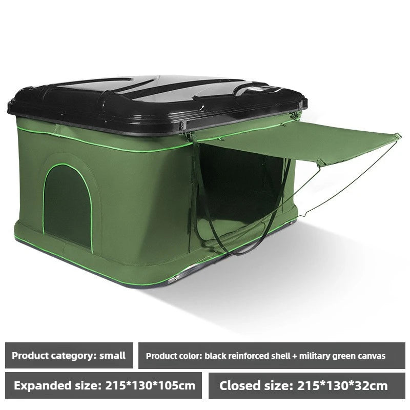 ABS small free to build outdoor camping quick-drive roof tent tourist fishing roof tent