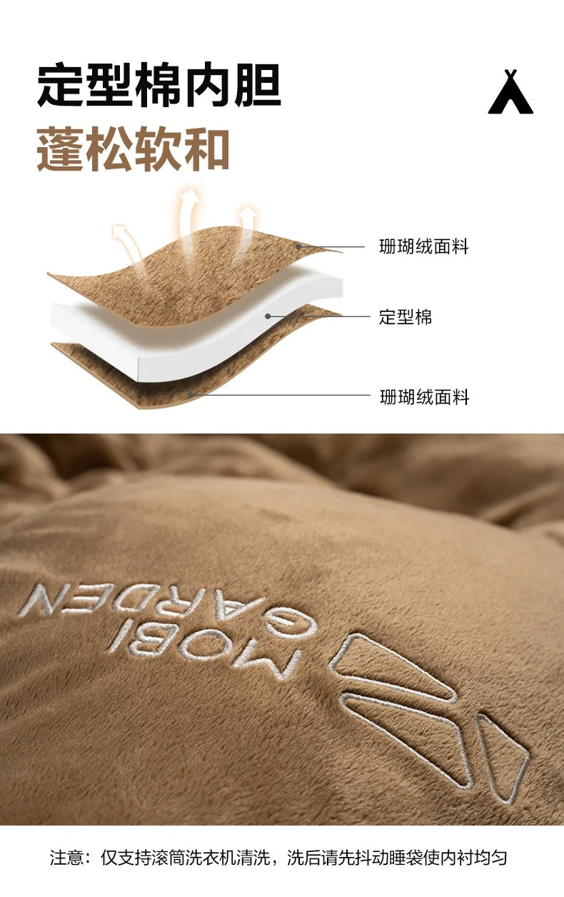 Outdoor Adventure Sleeping Bag For Camping Hiking Waterproof Warm Ultralight Portable Envelope Equipment