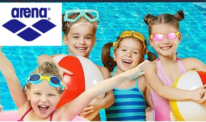 ARENA Professional Waterproof Swimming Goggles Anti-fog UV400 Leak Prevention Glasses Children Students Swim Protection Eyewear