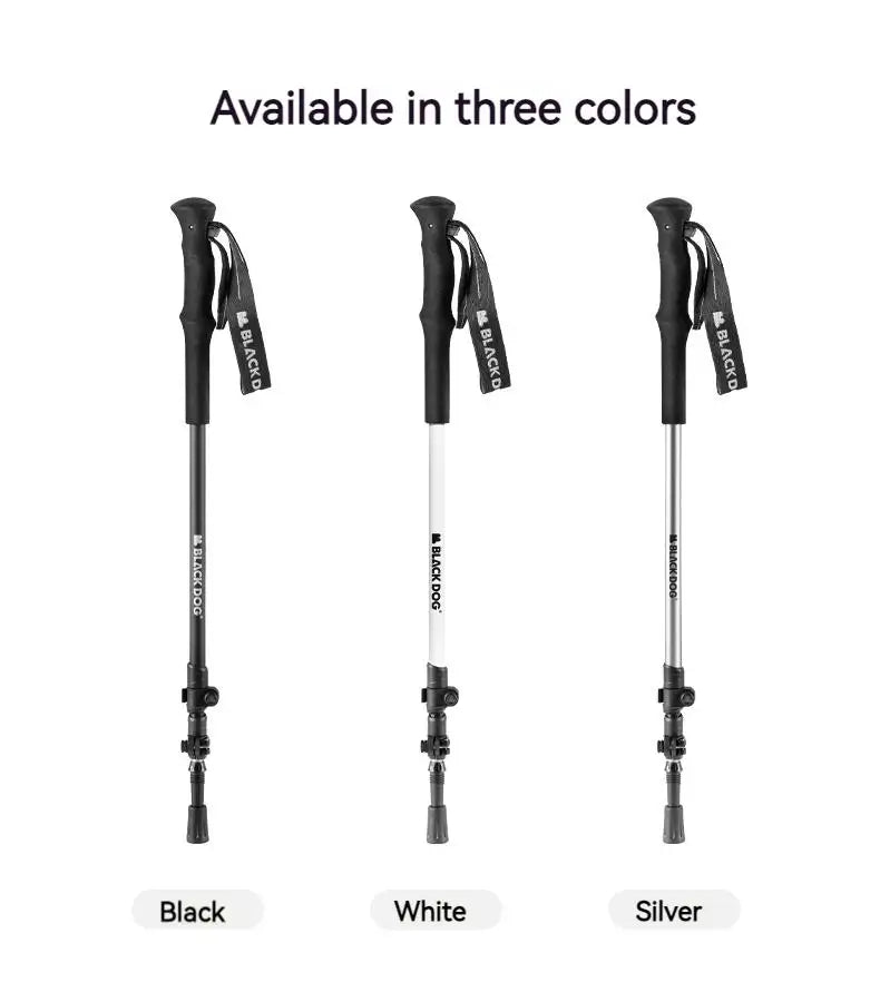 Naturehike Blackdog Trekking Pole Telescopic Aluminum Carbon Walking Sticks Hiking Cane Adjustable Ultralight Mountaineering 1pc