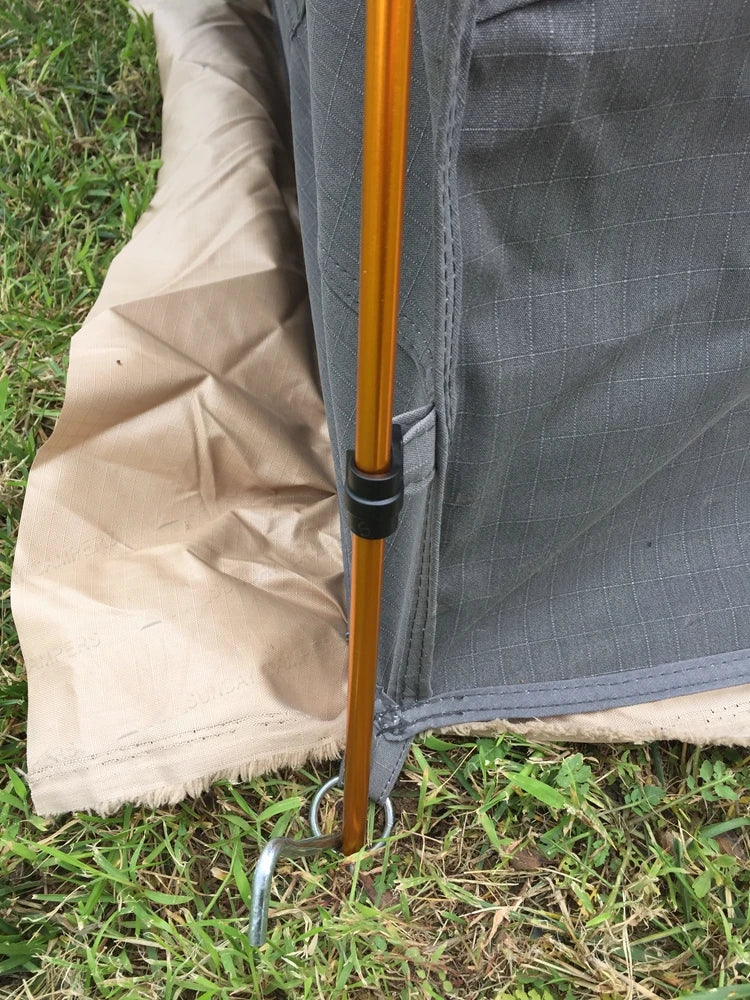 2024 New design 2 person canvas hike tent camping swag tent