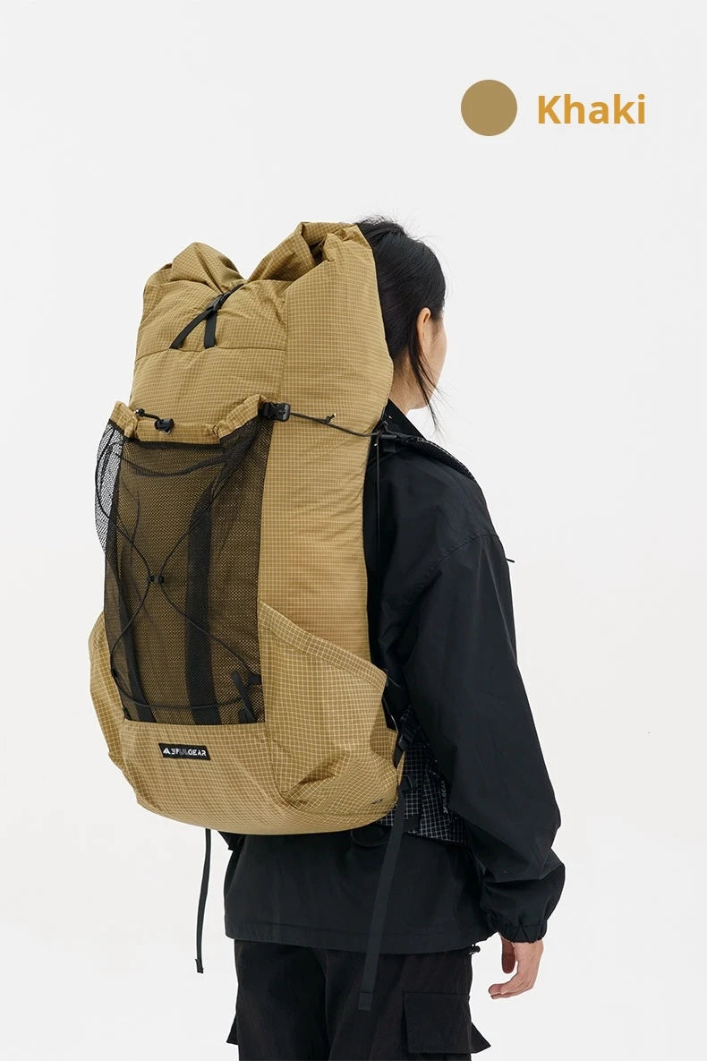 3F UL GEAR TianShan 35+10L Backpack 70D/210D Dyneema Ultralight Large Capacity Outdoor Camping Hiking Climbing Bag Waterproof