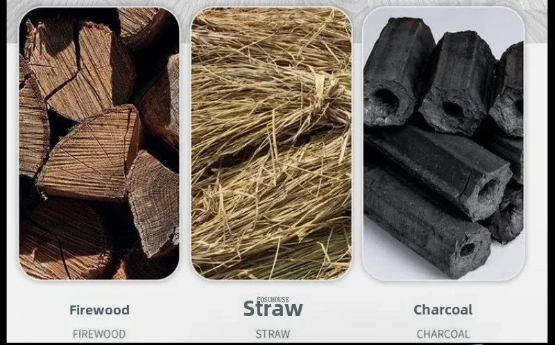 Chimeneas Camping Fire Pit Outdoor Grill Stand Camping Stove Heating Wood Fire Stove Household Rural Portable Brazier Stove