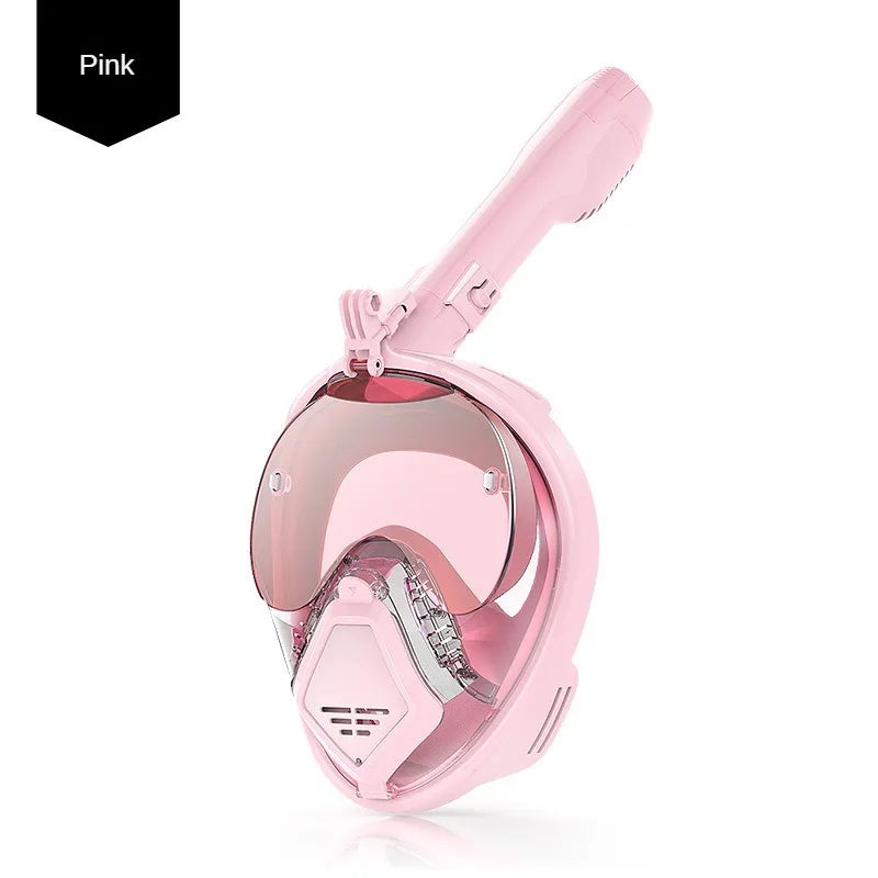 2025 New Professional Snorkeling Mask For Kids Adults High-definition Anti Fog Foldable Swimming Fully Dry Myopia Diving Goggles