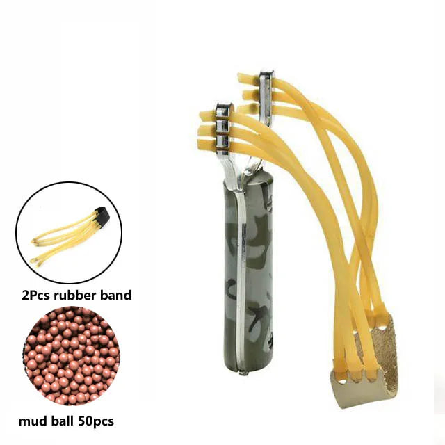 Professional Slingshot Sling shot Aluminium Alloy Slingshot Catapult Camouflage Bow Un-hurtable Outdoor Game Playing Tools