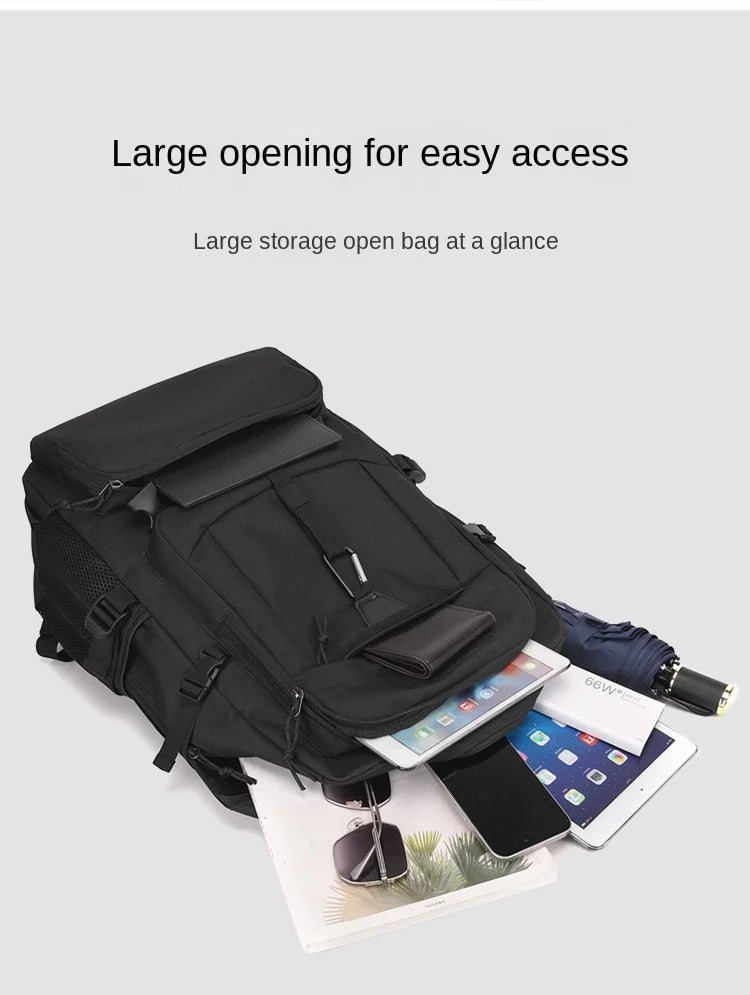 Oulylan Durable Portable Travel Shoulders Pack Versatile Outdoor Practical Climbing Bags Men Lightweight Large Capacity Backpack