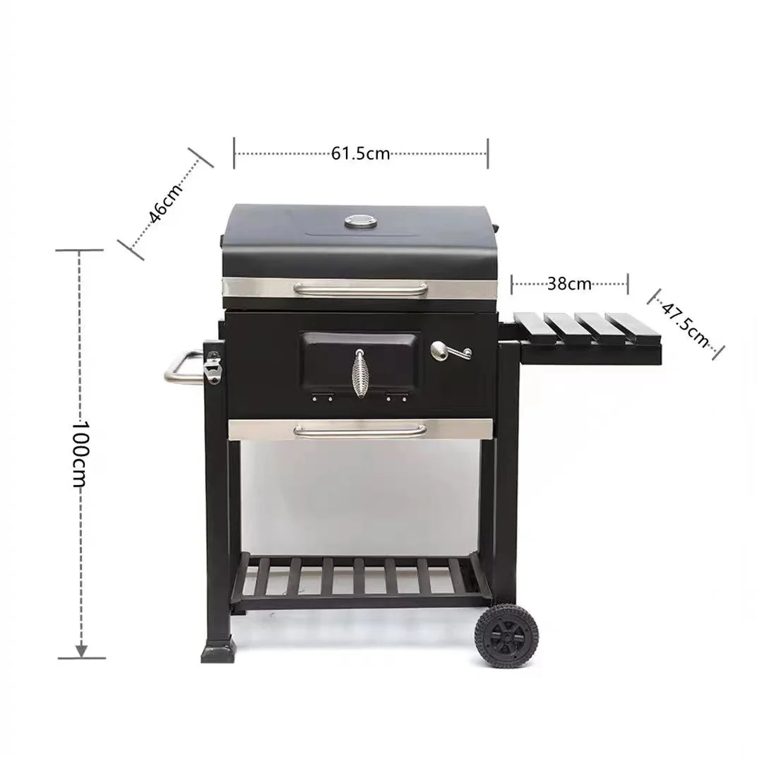 Large Barbecue Grill For More Than 8 People Bbq Charcoal Grill Double Side Plate