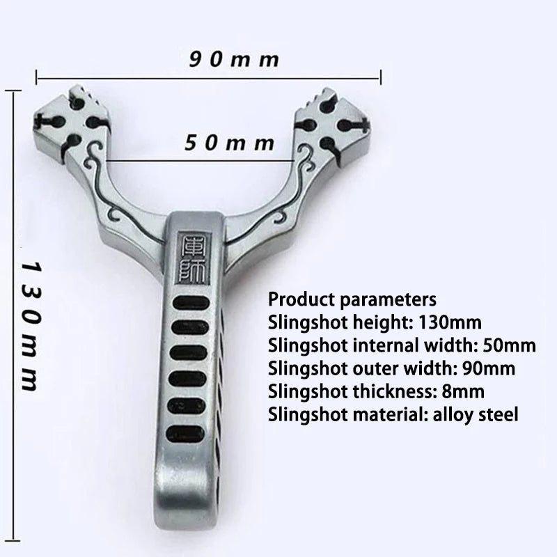 Stainless Slingshots Slingshtot for Hunting Outdoor Powerful and Precise Shooting Slingshot Spring Sling Shot Catapult