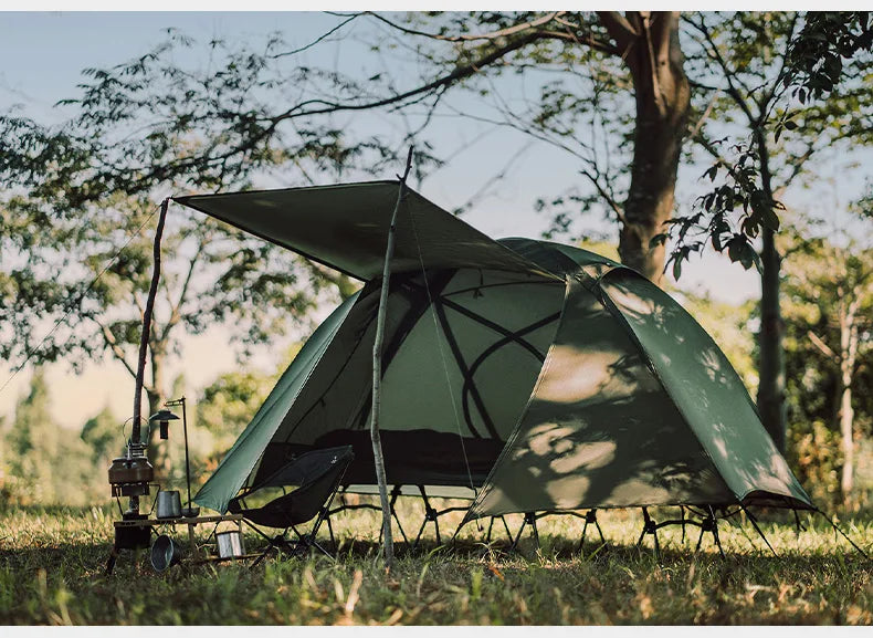 Thous Winds Taurus Solo Tent, Ultralight Hiking Camp, Solo Backpack Tent, Outdoor Cot Tent, 15D Nylon Ripstop Both Side Silicon