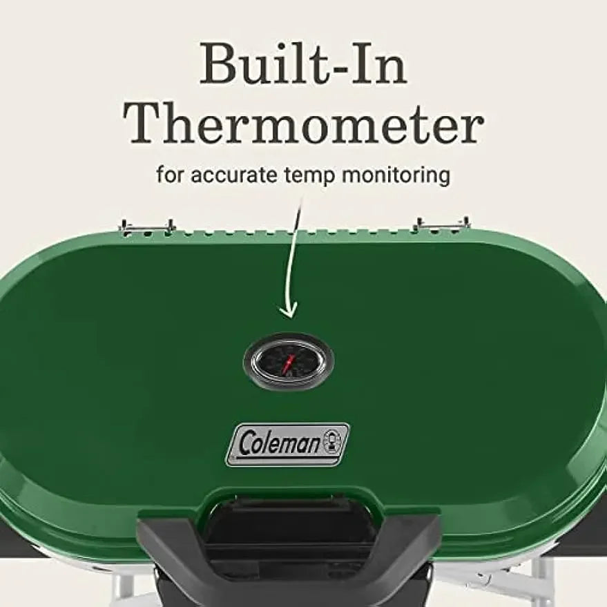 Coleman RoadTrip 285 Portable Stand-Up Propane Grill, Gas Grill with 3 Adjustable Burners and Instastart Push-Button Ignition;