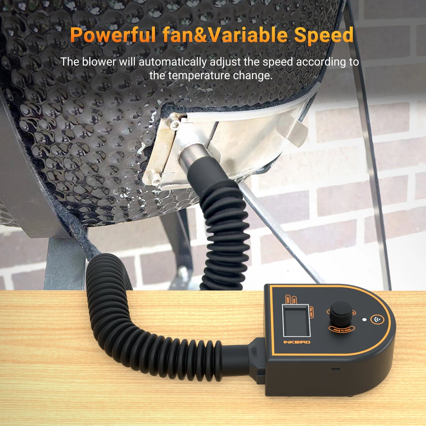 INKBIRD Oven Temperature Controller WiFi Bluetooth Automatic Smoker for Big Green Egg,Kamado Joe,Primo,Vision Grill,Akorn Kamado