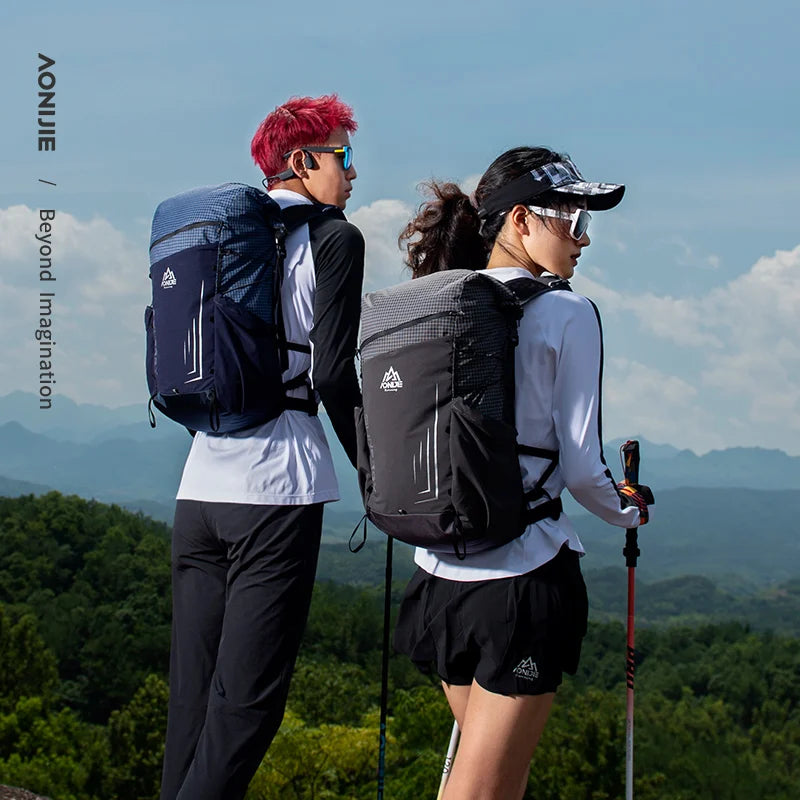 AONIJIE 30L Large Capacity Outdoor Climbing Backpack Camping Daypack Travel Bag For Hiking Trekking Mountaineering