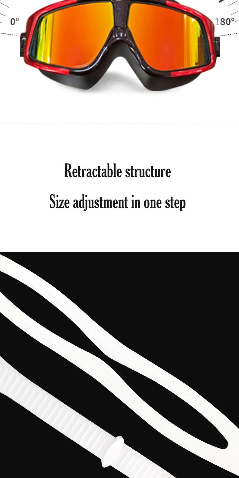 Queshark Men Women Adult -1.5 To -10.0 Myopia Swim Eyewear Silicone  Anti Fog Swimming Goggles Custom Different  Left Right Eyes
