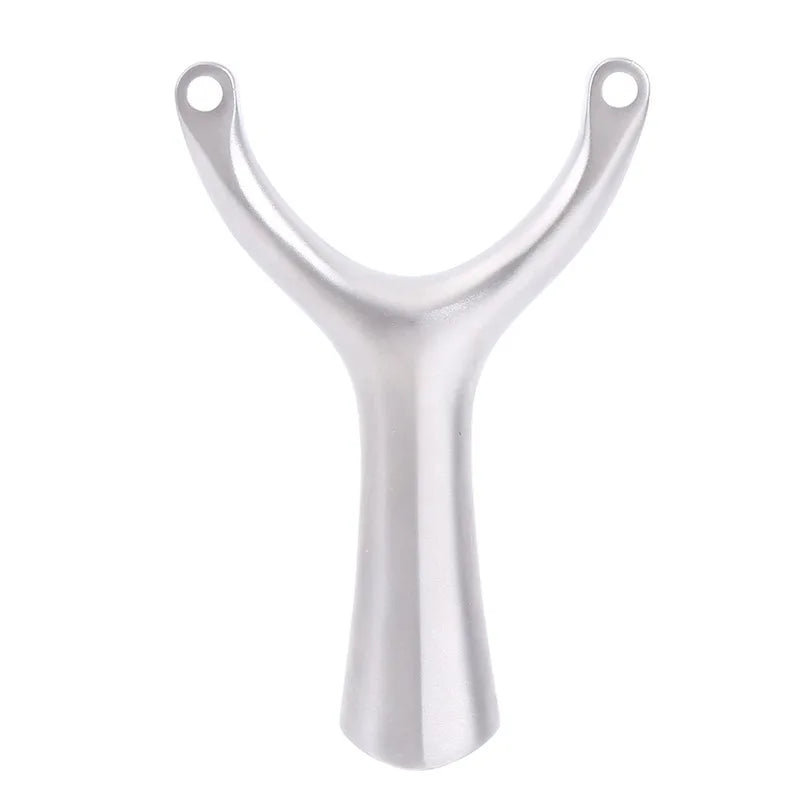 High Quality Hunting Stainless Steel Slingshot With Flat Rubber Band Outdoor Sports Hunting Shooting Catapult Accessories