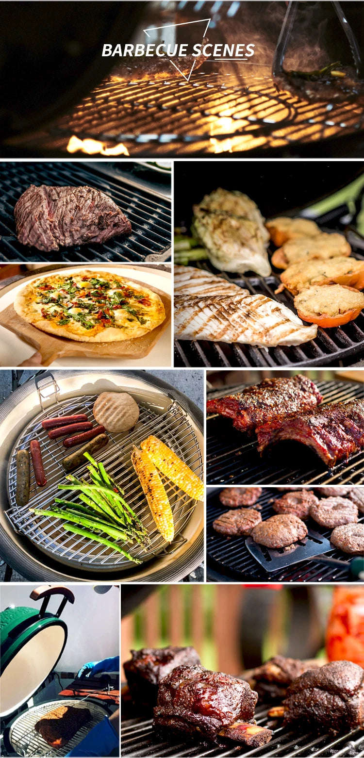 High Quality Kamado 23 Inch Charcoal Kamado Bbq Grill For Outdoor Barbecue Ceramic Bbq Grill