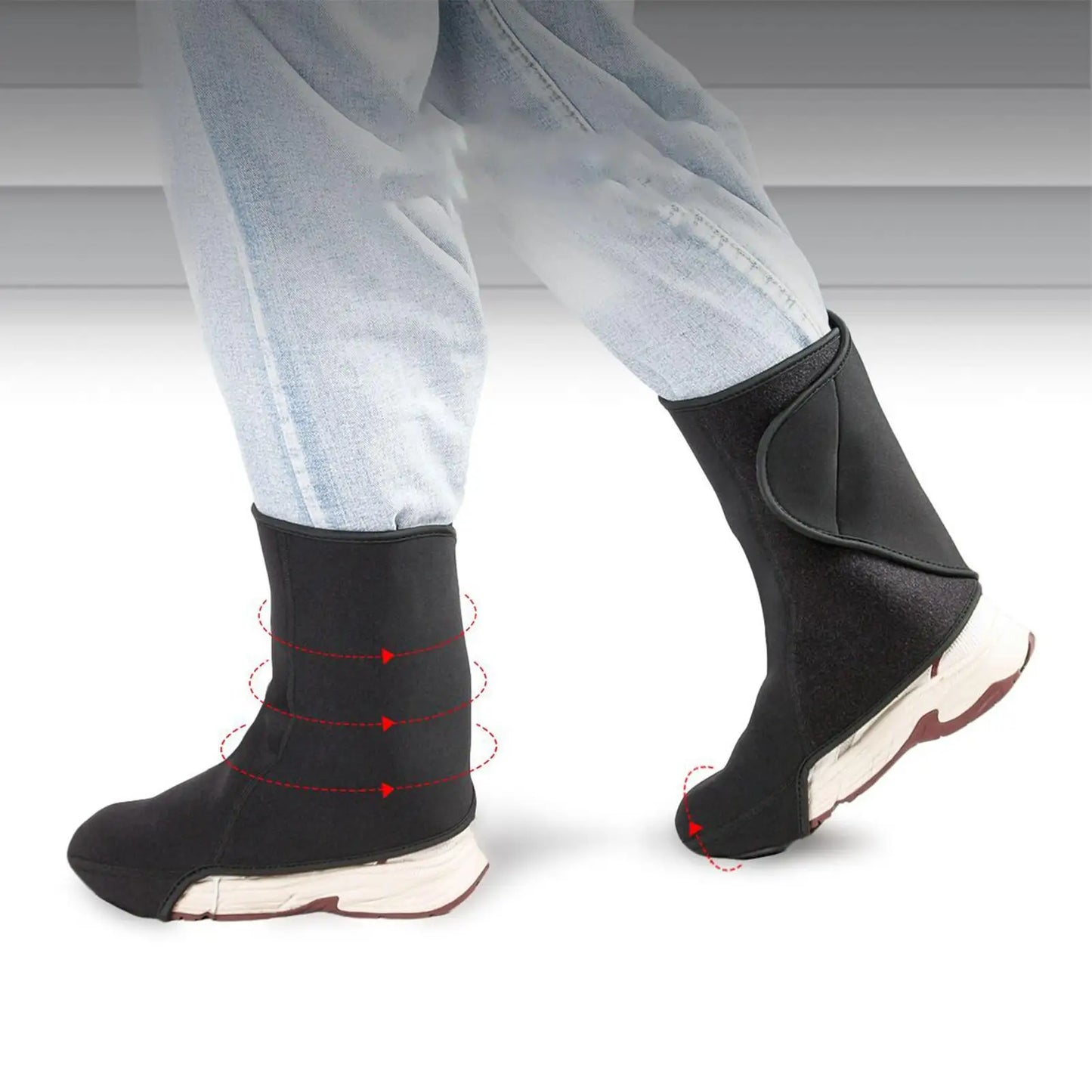 Waterproof Cycling Shoe Covers Thermal Motorcycle Rain Boot Covers Outdoor Supplies for Performance Winter Recreational Riders