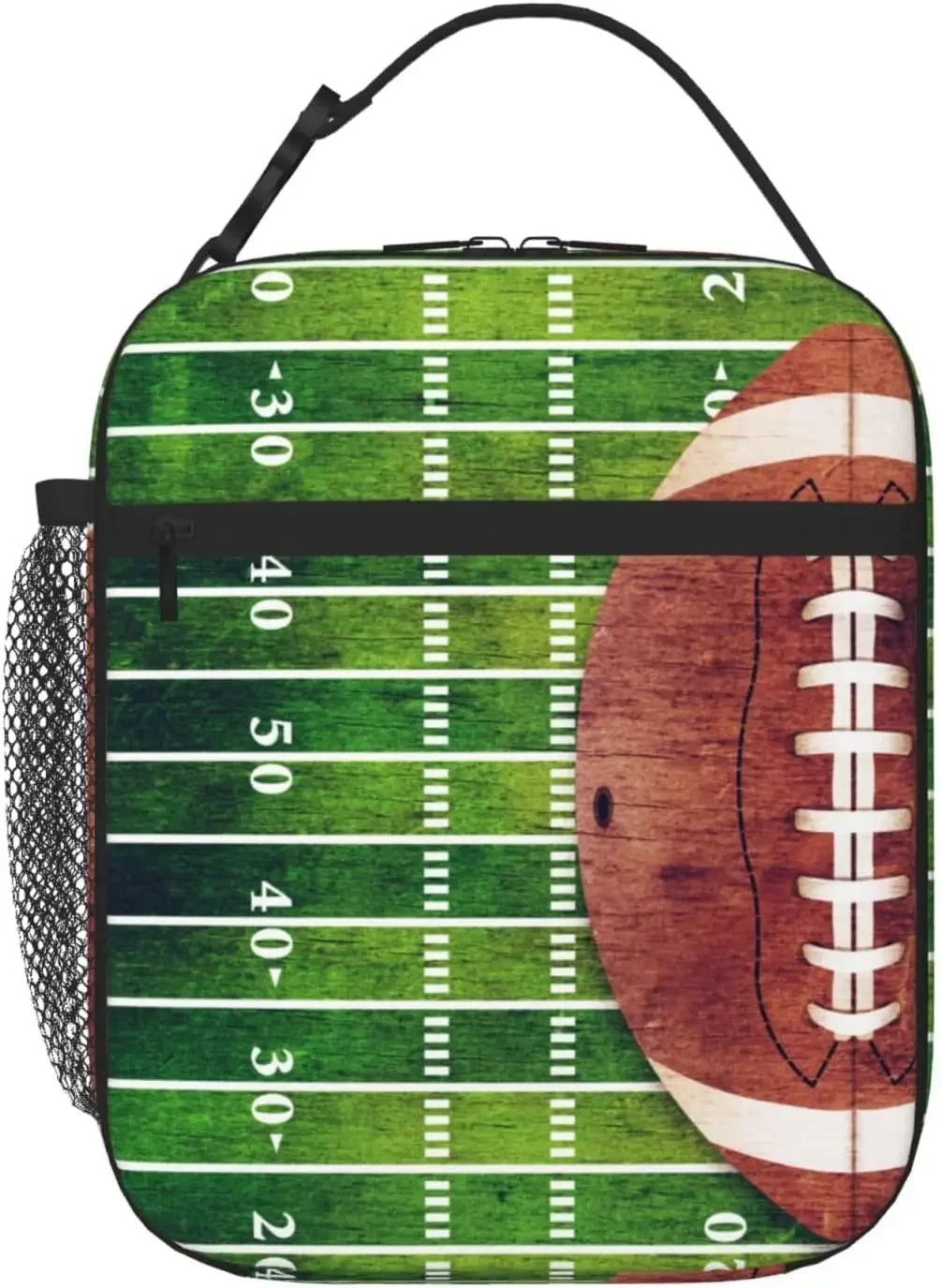 Tennis Racket Art Sport Lunch Bag Insulated Reusable Lunch Box Lunch Tote Lunchbox Portable Bento Bags For