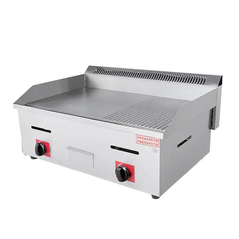 Commercial Flat Top Gas Griddles Stainless Steel Flat Plate Gas Grill Griddle BBQ Griddle Gas Grill for Sale